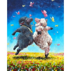 Sheep Incognito Original Paintings
