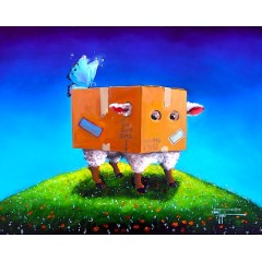 Office Sheep Art