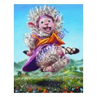 Bouncing Around Irish Dancing Sheep Art