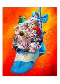 Close Knit Flock PRINT