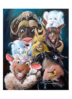Sheep Incognito Wool Gathering PRINT