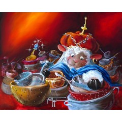 Kitchen Sheep Art