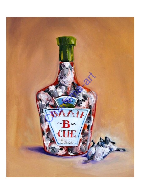Baaah B Cue Sauce PRINT