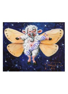 Woolly Maaahmmoth Sheep Incognito PRINT