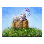 Enchanted By Ewe Sheep and Butterfly Art PRINTS
