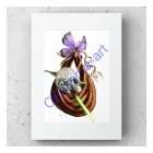 Alohabaaah Hawaiian Hula Dancer Sheep PRINT