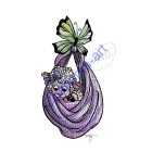 Coloring Page Little Blessing Adult Zen Version 5x7 Digital Download