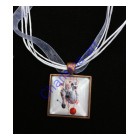 Peek-A-Baaah White Pendant Necklace