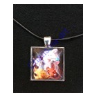 Peek-A-Baaah White Pendant Necklace