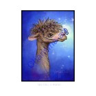 Meeting A Friend Alpaca Art PRINT