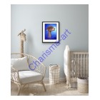 Meeting A Friend Alpaca Art PRINT