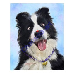 Very Close Friend Sheep Dog Print