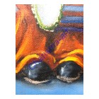 Feel The Groove Mouse Musicians Oil Painting