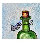 Vintage 2020 Wine Bottle PRINT